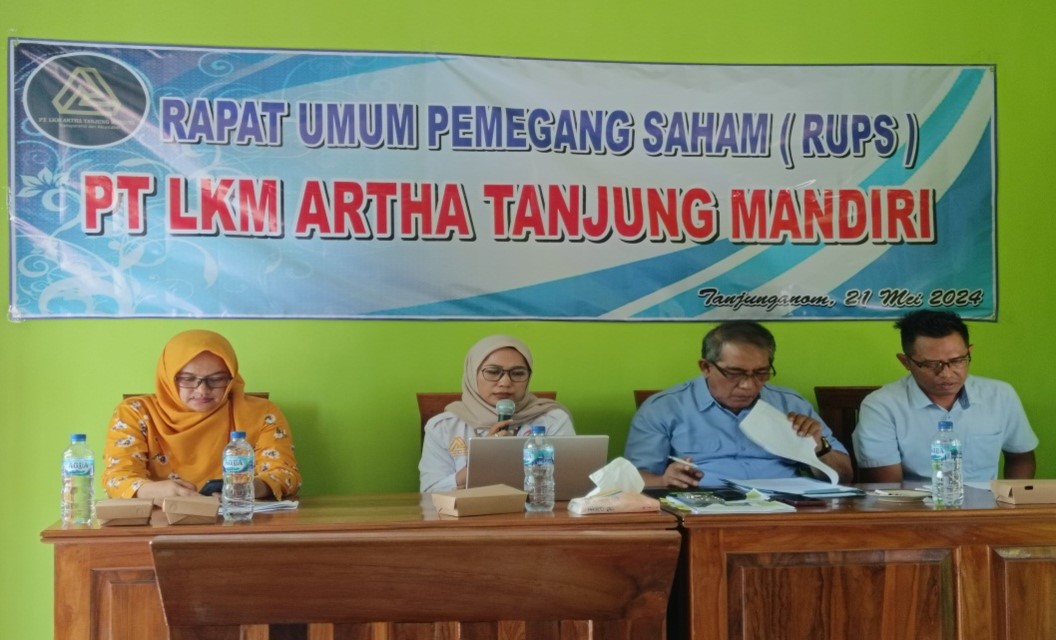 Rapat Umum Pemegang Saham Pertama PT LKM Arta Tanjung Mandiri Kec. Tanjunganom Menyepakati Langkah-Langkah Strategis